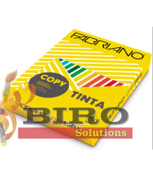 Hîrtie colorată A4 FABRIANO Tinta Giallo, 160 gr/m2, 250 foi, intensiv, galben